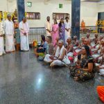 More than 75 vatus received Lingadeeksha during the Mahashivarathri program at Suttur Srikshetra.