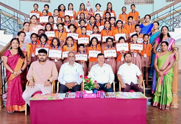 Suttur JSS Higher Primary School Students Excel in Pratibha Karanji Competitions