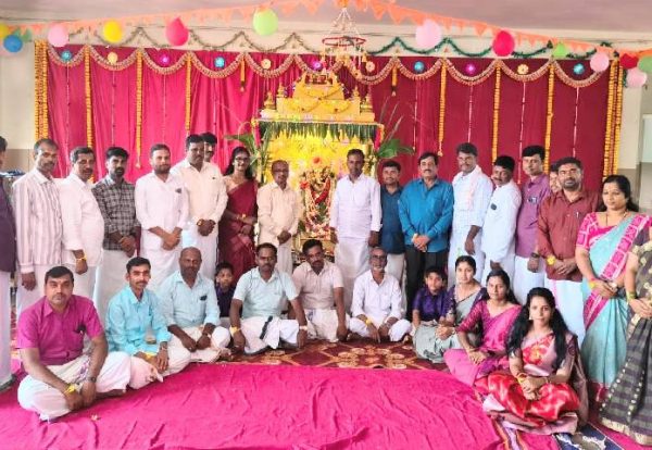Ganesh Idol Installed at JSS Free Student Hostel